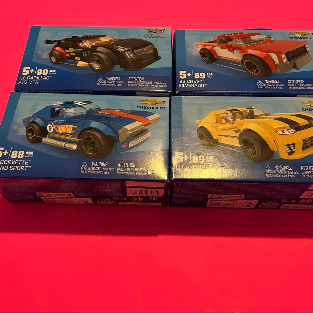 Kids‎ Toy Car Set - Blue, Red, Yellow